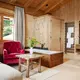 Romantikchalet | Wohnbereich | freistehende Badewanne | 70 m² | 2-4 Personen | HochLeger Luxus Chalets